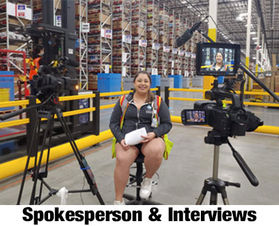 Spokesperson & Interviews