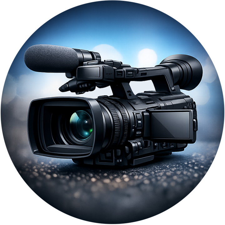 Night Owl Studio team filming a corporate video in Riverside